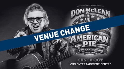Poster: Don McLean - American Pie 55th Anniversary Tour