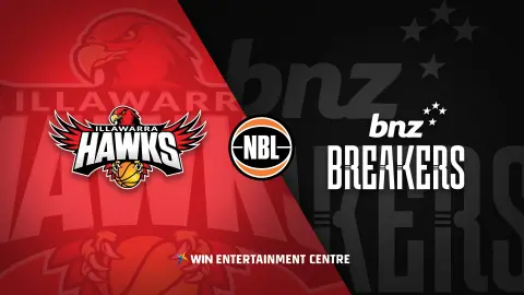 Poster: Illawarra Hawks v New Zealand Breakers