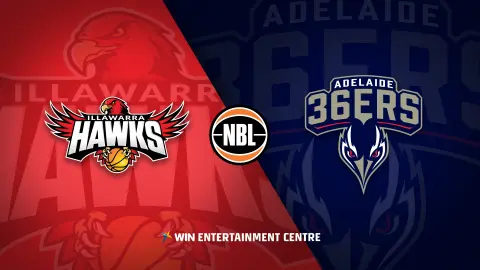 Poster: Illawarra Hawks v Adelaide 36ers