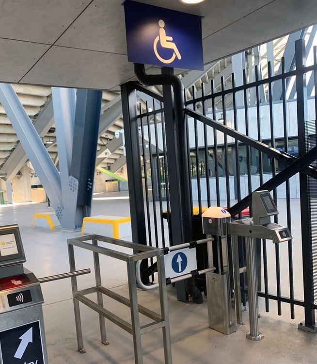 Cba Entry Ramp Accessibility at CommBank Stadium | CommBank Stadium