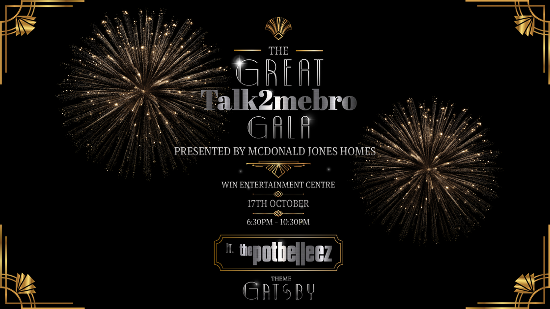 Poster: The Great Talk2MeBro Gala