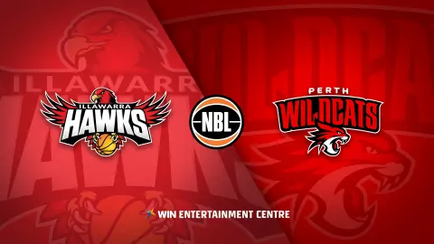 Poster: Illawarra Hawks v Perth Wildcats
