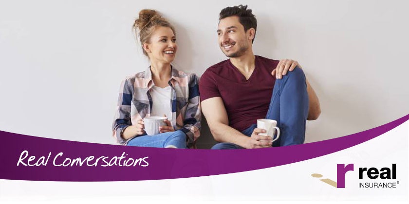 young couple talking about parenthood