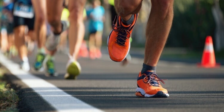 running at the Sydney harbour 10k