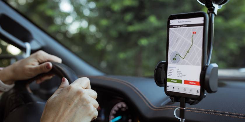 using a car GPS