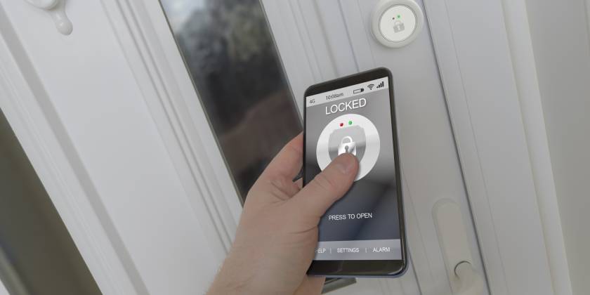 smart lock on phone