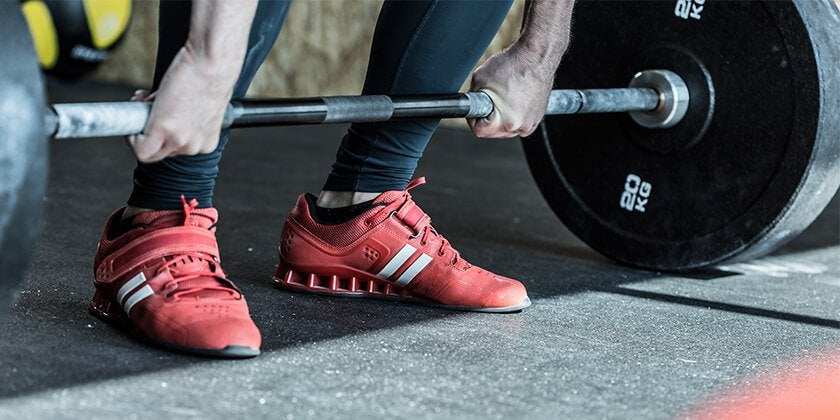 man doing strength workout