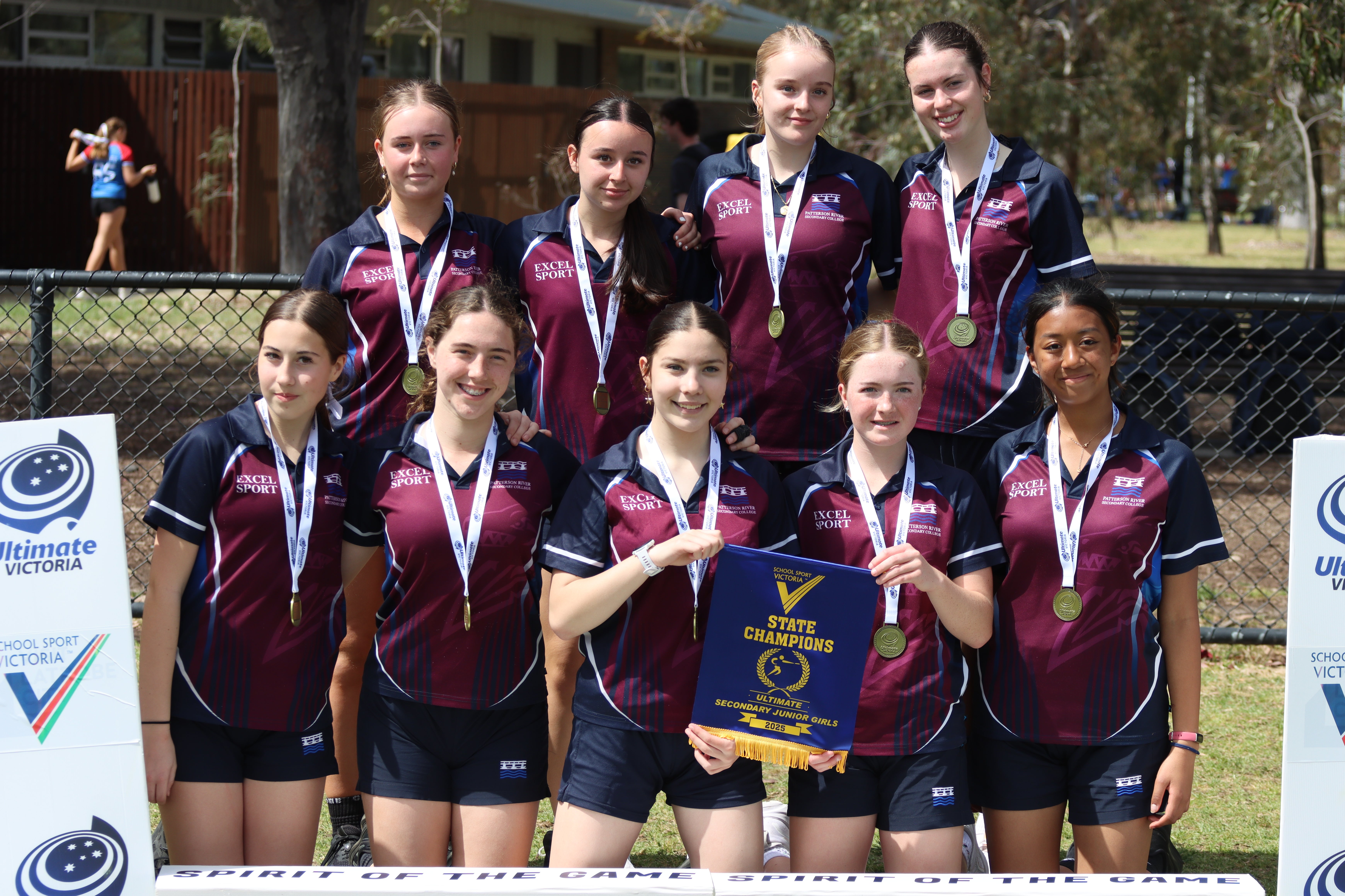 2025 Ultimate Frisbee Secondary Junior Girls State Champions.JPG
