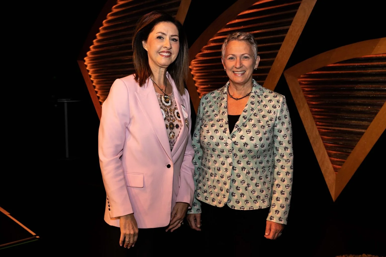 Annette King with Dame Inga Beale
