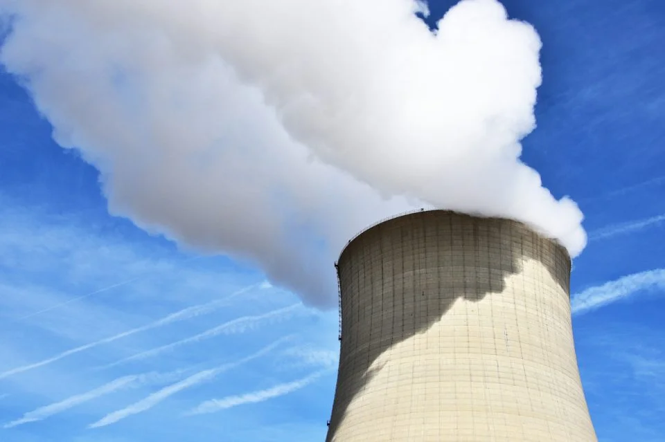 A photo of nuclear reactors. 