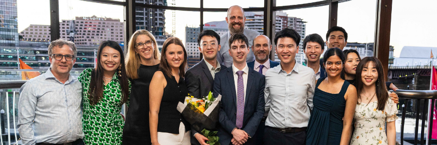 Group of people in Darling Harbour