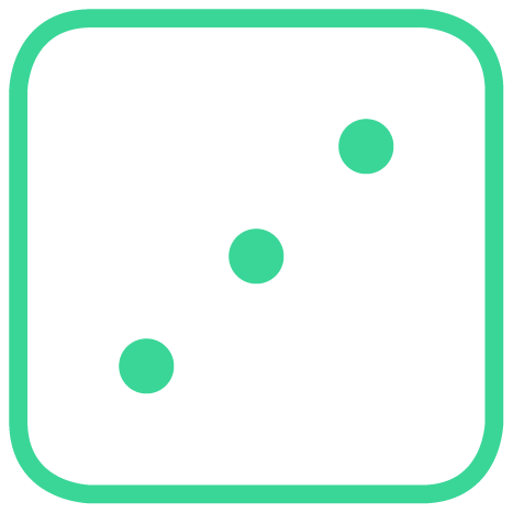 Green dice icon