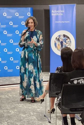 Giving the Presidential Address
