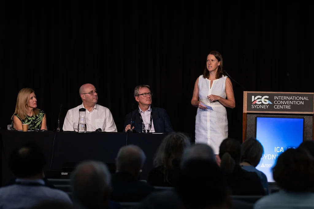 Amanda Aitken presenting during the session.