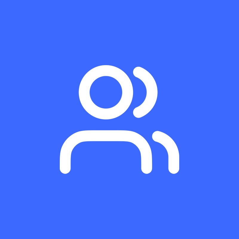 Icon showing two people