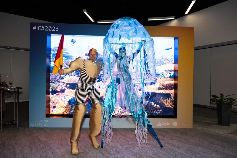 A snapshot of the International Congress of Actuaries 2023 Opening Drinks that was kindly sponsored by SAS