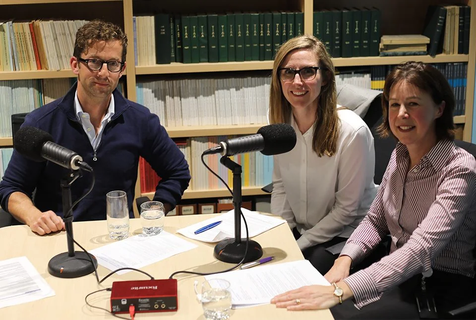 RAFAL, RAMONA AND VANESSA RECORDING THE PODCAST