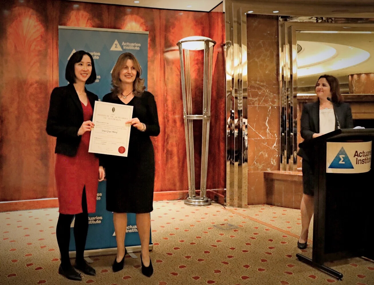 My proudest moment in my career. Receiving my FIAA Certificate!