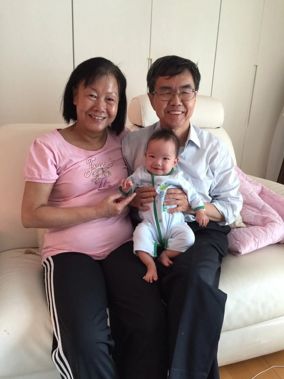 Steve with grandchild