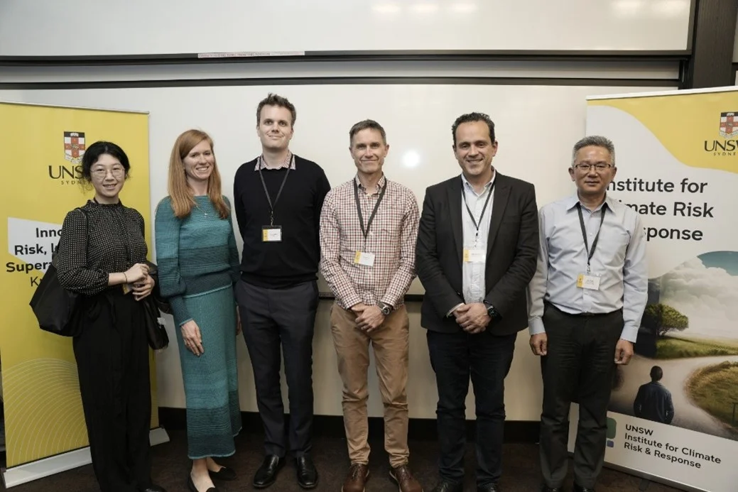 Speakers and moderator in Session 1: Understanding climate risk