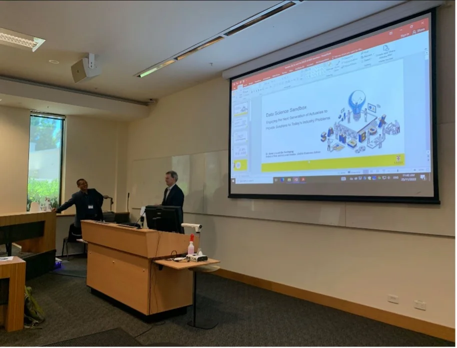 (Kevin Liu and Aaron Bruhn in a concurrent session at AAERS 2022)