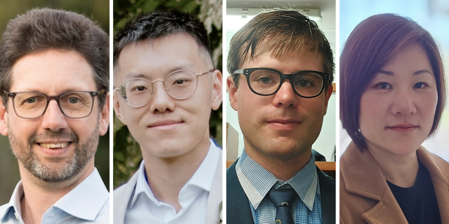 A collage of Risk Insights Working Group members Peter Yeates, Daniel Cheng, Kipp Freeman and Irene Yui