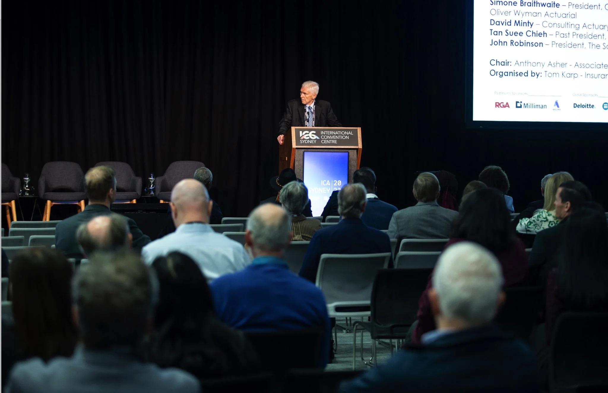 Chair Anthony Asher opening the session.