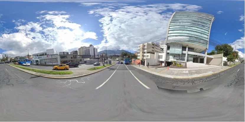 Aerial view of an unidentified location