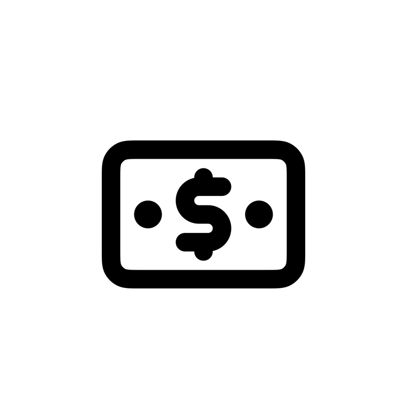 Dollar note icon