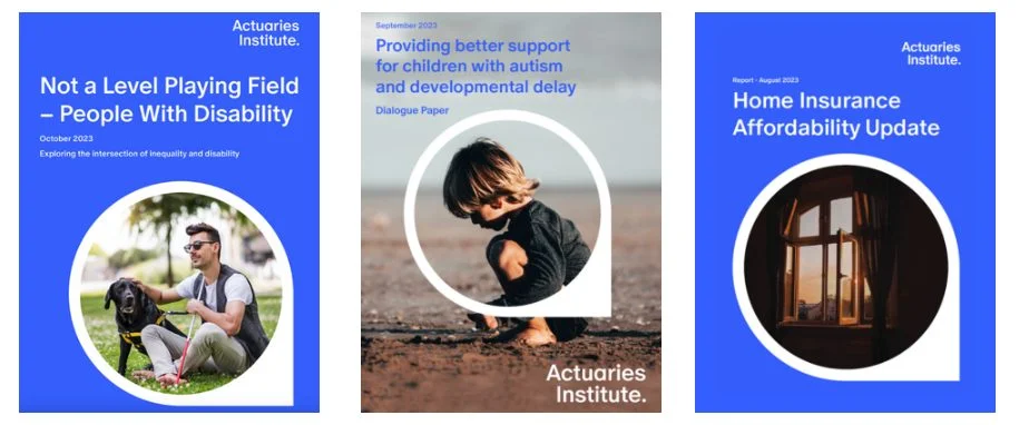 Publication of the major thought leadership categories