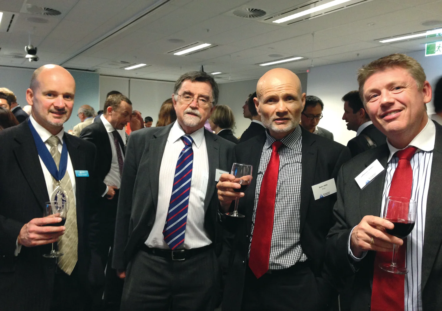 Daniel Smith, Fred Rowley, Barry Rafe and Jefferson Gibbs