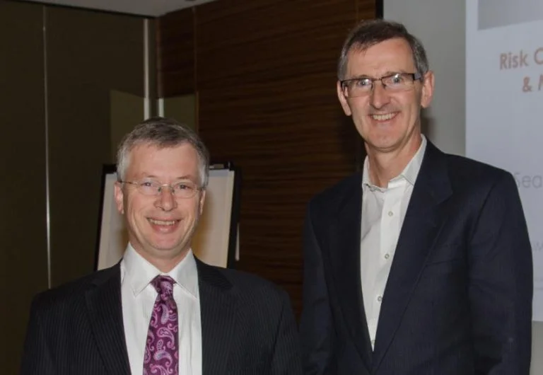 A photo of authors Sean McGing and Andrew Brown.