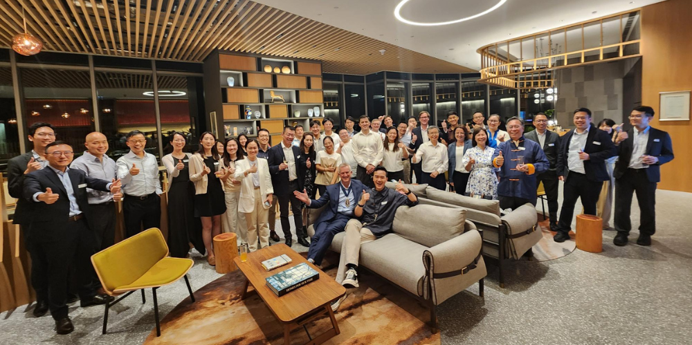 Group of members at Hong Kong event