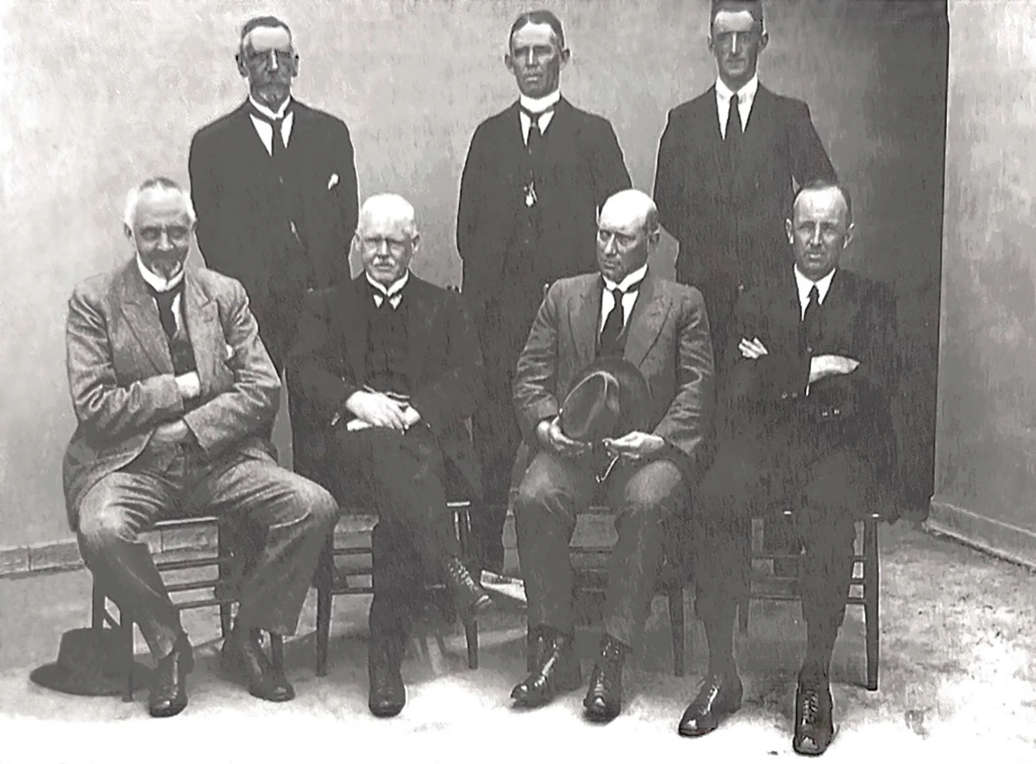 William Day with other executives of the Australian Metropolitan Life.