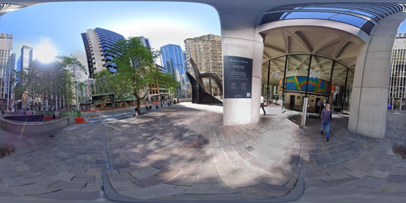 Aerial view of an unidentified location