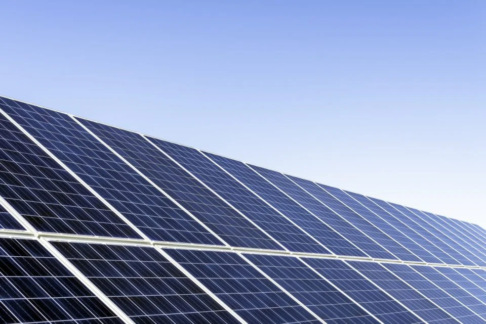 Image of solar panels. 