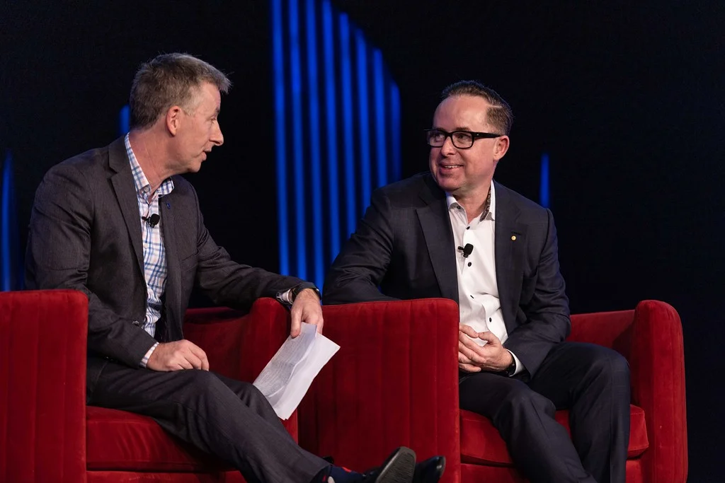 The Joyce Brothers discussing Qantas' goals to be carbon neutral by 2050.