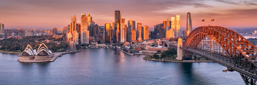 Image of the Sydney CBD skyline at dusk