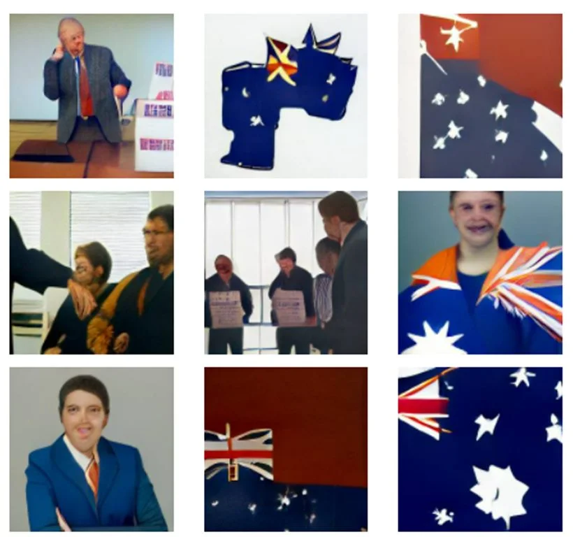 'Aussie Voters' - An AI artist's impression, generated on 6 May 2022