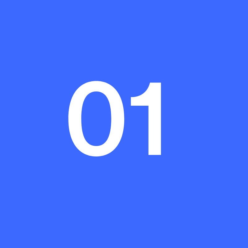 ICON NUMBER 1 on a blue background