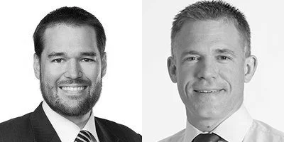 David Millar (L) and Anton Kapel (R).