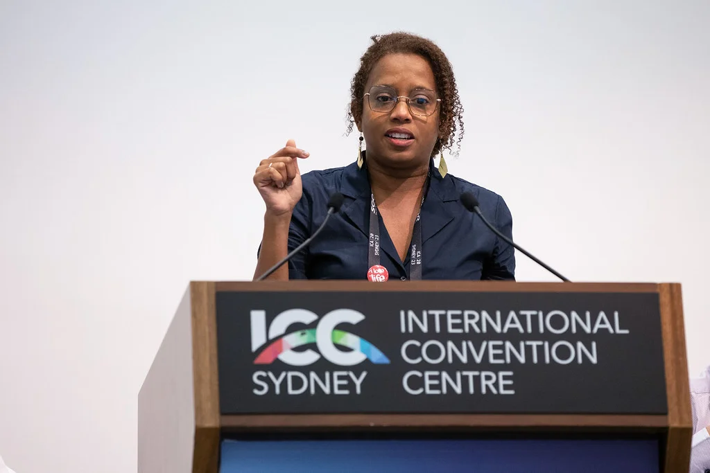 Simone debates at ICA2023 in Sydney