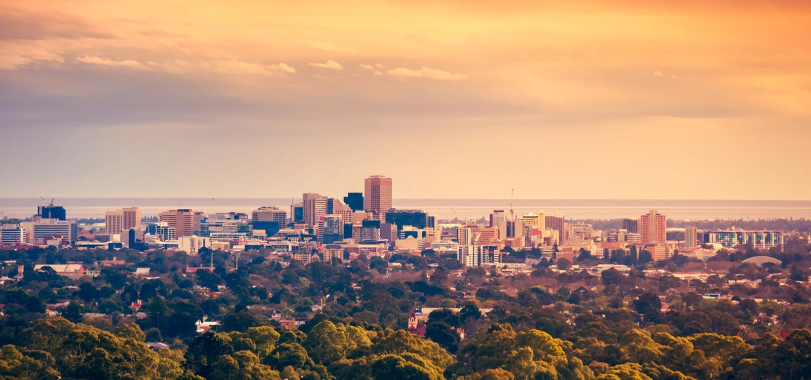 Central Adelaide, the setting for the gathering of South Australian actuaries at the Earl of Aberdeen Hotel.