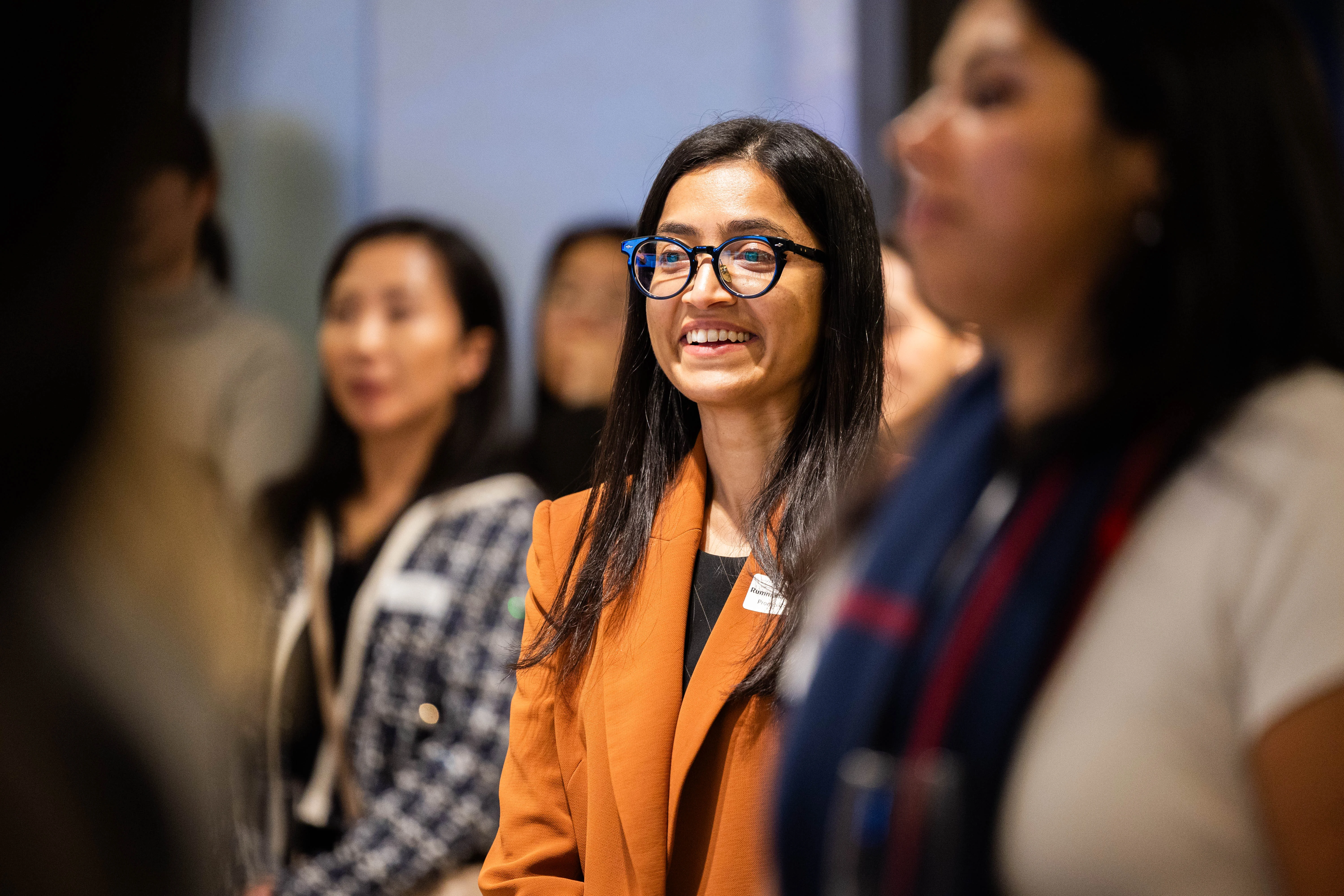 A snapshot of members listening to Kresh's strategies.