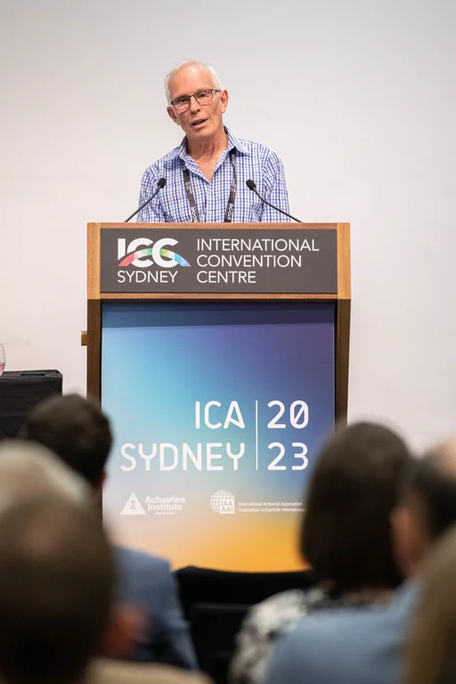 Jeff Humphreys presenting at ICA2023