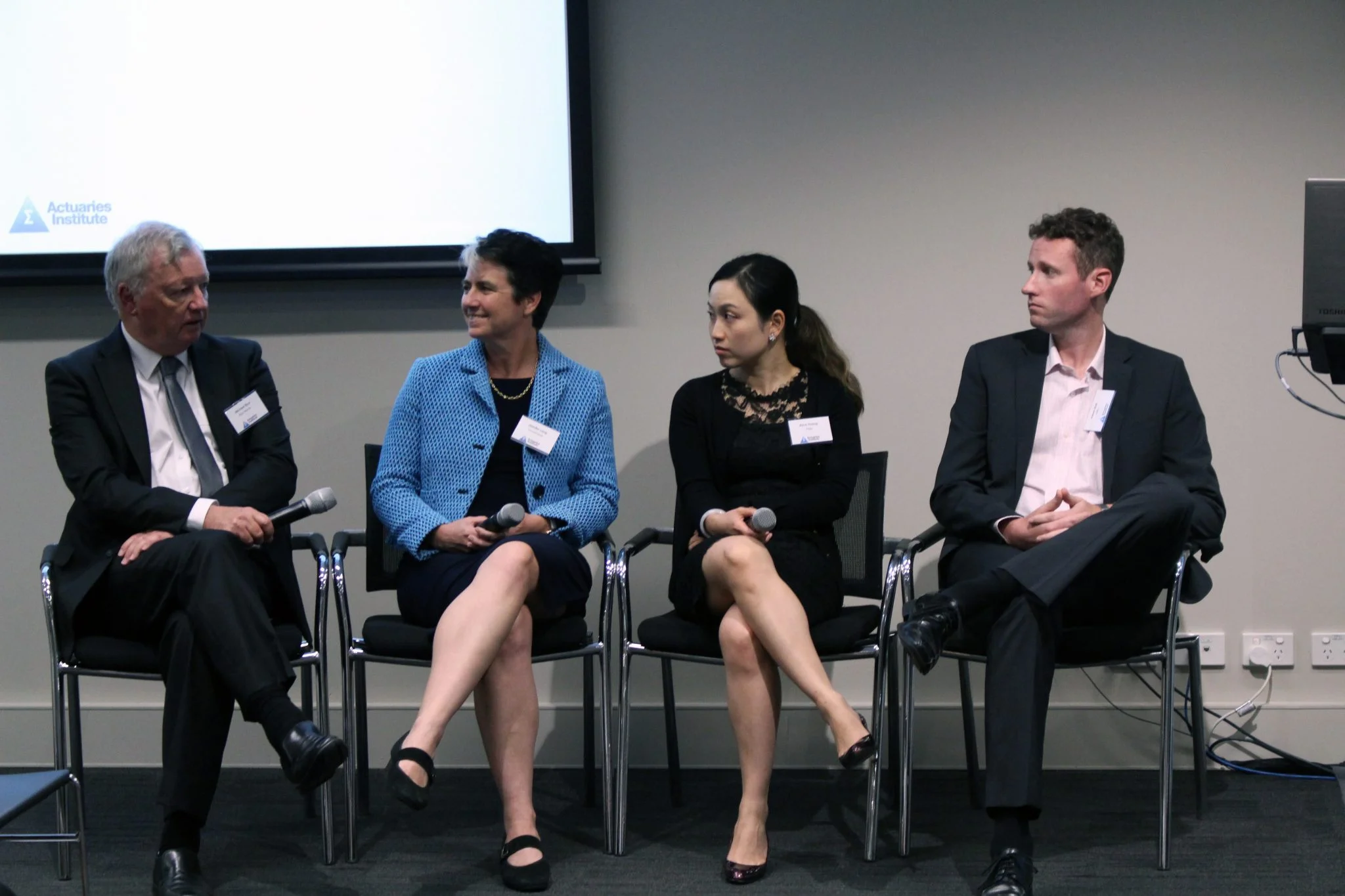 Michael on the panel at the 2018 Gender Diversity insights session for International Women's Day