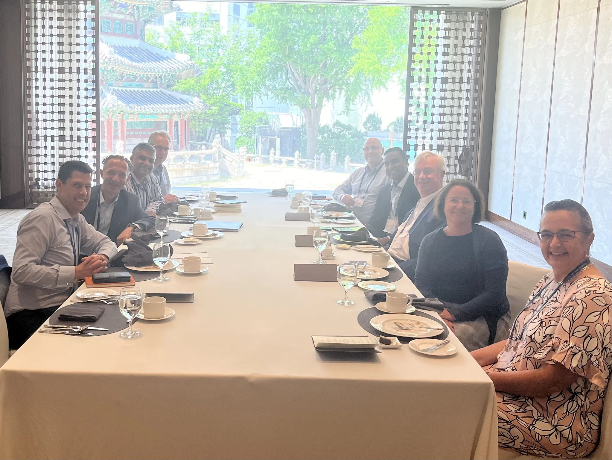 Actuaries Institute President David Whittle and CEO Elayne Grace at the 2024 IAA meetings