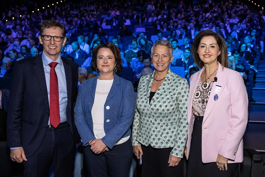 Elayne Grace, Dame Inga Beale and 2022 Actuaries Institute President Annette King