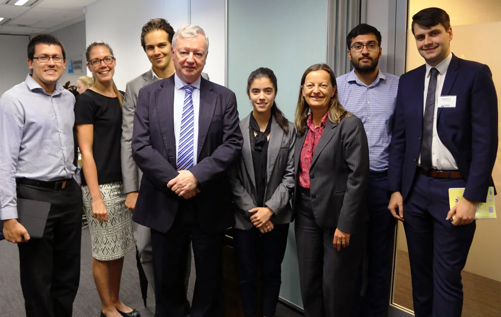 Rice Warner employees who attended the 2017 Actuary of the Year ceremony