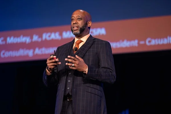 Roosevelt Mosley presenting to the ICA2023 audience